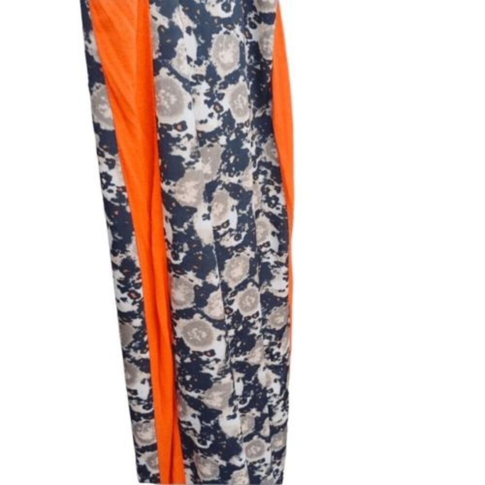 CUBIT Camo & Orange Racer Back Maxi Dress — Junior's SZ M (see measurements) - Picture 8 of 11
